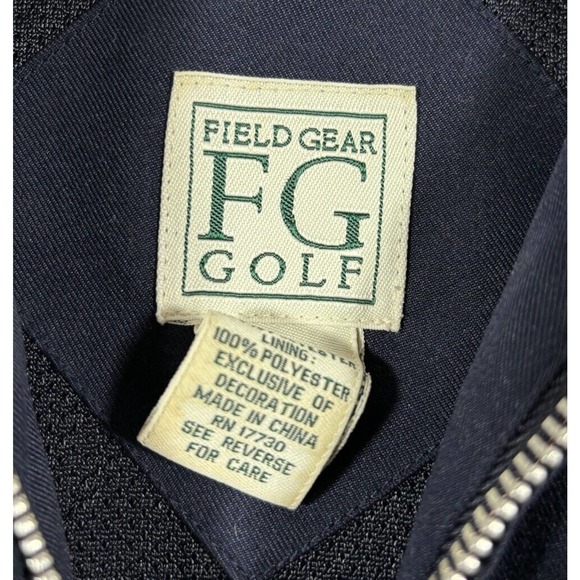 Field Gear Golf Men’s Zip Up Size Large Jacket Polyester - Picture 4 of 10